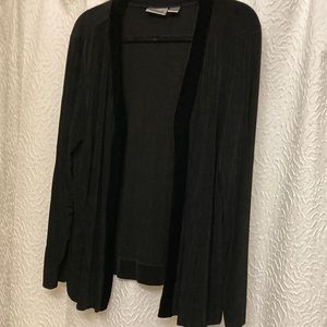 Light and silky woman’s size 3 black jacket